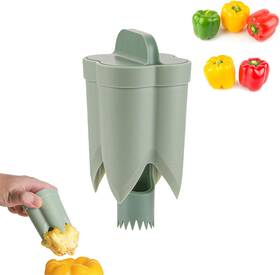 Fkmee 445017765789 Pepper Seed Corer Remover - 2025 Upgraded 2-in-1 Bell Cutter And Deseeder