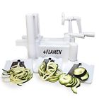 Flamen Spiral Vegetable Slicer Plastic Kitchen Food Decor 3 Blades Spiralizer Cutter 700443917698