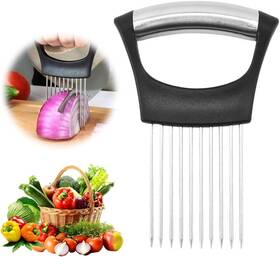 Ycc0001 Fodeuxp 2025 New Onion Holder For Slicing Stainless Steel Slice Lemon Slic