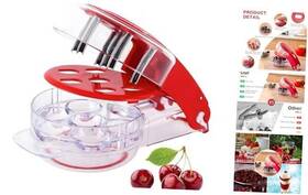 Fonnyxk 197644950898 Cherry Pitter Tool - Push-pull Seed Remover 6 At A Time