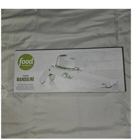 53fnq603g Food Network Table Mandoline Manual Slicer Multi-blade Hand Guard With G