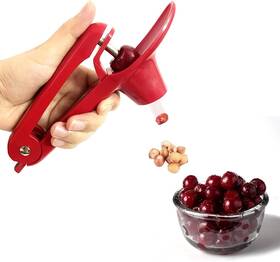 Cherrypitter-2 Fopudy Cherry Pitter Stainless Steel Olive And Cherries Pitters Corer Tool With Red