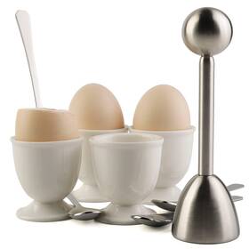 Forkmannie 646690184325 Egg Cracker Topper Set For Soft Hard Boiled Eggs Shell Removal Includes 1
