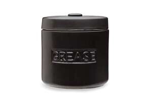 48764 Fox Run Bacon Grease Container 5 X 5.5 Inches Black