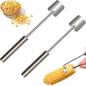 Ct008 Frdhee 2pcs Corn Peeler For On The Cob 2025 Upgraded Long Handle Stainless Ste