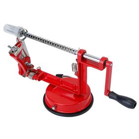 Fff-gpct2648 Fresh Fab Finds 3 In 1 Apple Peeler Corer Slicer With Suction Base Red