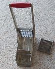 Fry S Red Metal Handle Vintage French Two Cutter