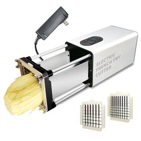 Fstcrt 727209980970 Electric French Fry Cutter Stainless Steel With 1/2 And 3/8