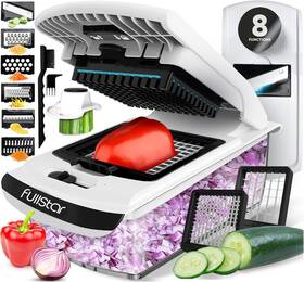 Fullstar 313107611629 Vegetable Chopper And Spiralizer - Food With Container Fruit S