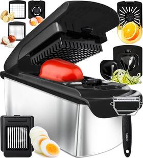 Fsvgch9in1blss Fullstar Spiralizer Chopper With Container Kitchen Gadgets And Accessories Home Essentials