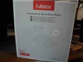 Tf867f-1 Fullstar Mandoline And Spiral Slicer - 11 In 1 Clear Brand New