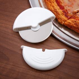 Fun Express 886102944448 White Pizza Cutter - 12 Pc