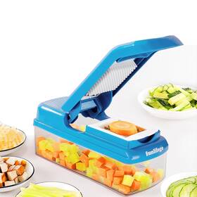 Cys21027-us Funlifego Pro-series 13-in-1 Vegetable Chopper 9 Blades Onion Mincer Cutter Dicer W