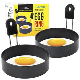 It-chocolat-1h-113 Funutters Egg Rings 3.5ftft Nonstick Professional And Large Stainless Steel