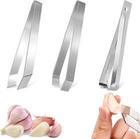 Fwunyvn 726084733022 3pcs Garlic Peelers Stainless Steel Skin Remover Easily And Quickly Rem