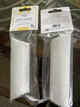 G &s Design 072867971311 Set Of 2 Garlic Skin Remover Roller Peeler Silicone Tube