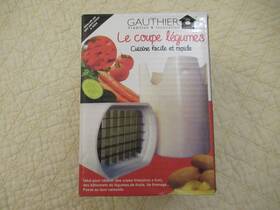 Gauthier 700143056724 Cuisine Vegetable Cuber/slicer White