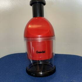 Geedel 682228664006 Food Chopper Easy To Clean Manual Hand Vegetable Dicer