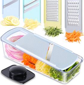 Geedel 726084654525 Professional Mandoline Slicer For Kitchen Multi Purpose Vegetable Slice