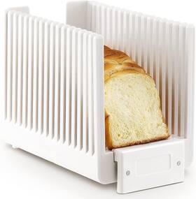 B0b62nkpp7 Geedel Ca Bread Slicer For Homemade Loaf Bagels Slicing Guide Easy White