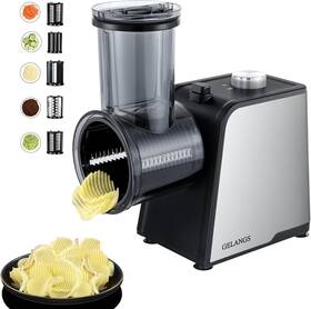 Mg-s9b Gelangs 5 In 1 Electric Vegetable Slicer 300w Cheese Grater Salad Shooter One