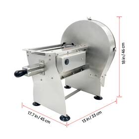 Geluoxi 600420169570 Electric Potato Slicer Commercial Onion Slicing Machine Vegetable Fruit 110-220v