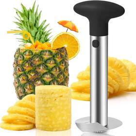 Gga 445041812848 Premium Pineapple Corer And Slicer Tool - Sharp Cutter With Serrated T