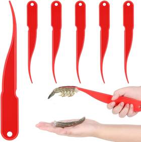 Mul-gisafai-20510 Gisafai 6 Pcs Shrimp Peeler Plastic Deveiner Cleaner Tool For Kitchen Dev