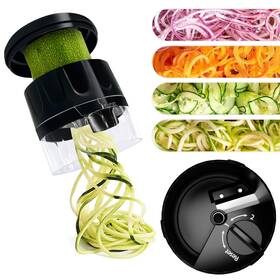 210371 Gladicer Handheld Spiralizer 3-in-1 Zucchini Noodle Maker Spiralizers For