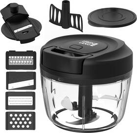 Lbl869 Gmbh Lero Inc. Manual Food Processor And Onion Chopper - 26 Oz Incl. Useful Acessory I Bpa-free