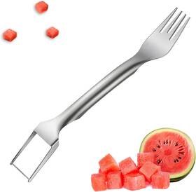 Gohere 705353996184 Watermelon Cutter 2-in-1 Stainless Steel Fruit Slicer Kitchen Gadgets