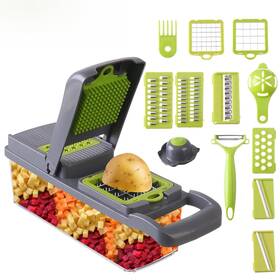 Zyj-10 Good Luck Goods Vegetable Chopper Dicer Veggie Slicer Veg Cutter All In One Chop