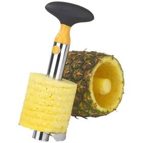 Goodcook 076753205436 Touch Stainless Steel Pineapple Slicer Handheld Black Yellow And Silver