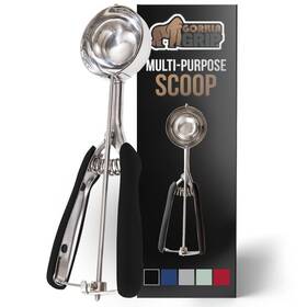 Gorilla Grip 840029642658 3 Tbsp Stainless Steel Multipurpose Bpa-free Spring Scoop Melon Ballers Coo