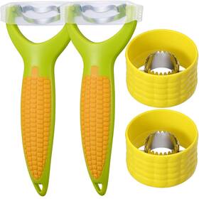 Hl-002-4 Gorqueen Gnomes Kitchen Multiple Peeler For Vegetables And Fruits 2 In 1 Dual Purpose