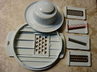 Gourmet Express Manual Slicer W Shredder Grating Fine Julienne Blades Nib 690457400005