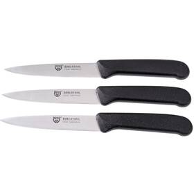 Gr We 010094021382 Vegetable Knives Set Of 3 Stainless Steel Black Super Sharp Dishwash