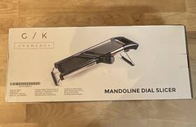 R61413000311 Gramercy Mandoline Dial Slicer Adjustable Manual Food Black Silver