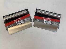 Greenbrier 639277675033 Set Of 2 Stainless Steel Griddle Food Spatula Scraper Chopper Large Kitchen Tool