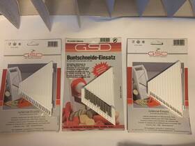 Gsd 014544300058 3 Pieces Buntschneide Einsatz Julienne Garnish Attachments Mandolin Slicer