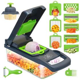 Gull E Saifia 199284899971 Vegetable Chopper Mandoline Onion Slicer 16-in-1 Multifunctional Dicer