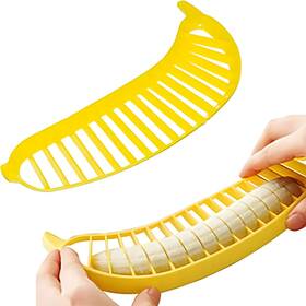 Guyuyii 758330044460 Banana Slicer Safe Easy Kitchen Gadget For Kids And Adults Get 18