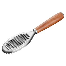 H&zebrabro 901562184716 Stainless Steel Fish Scale Remover Manual Scaler With Wood Handle