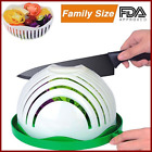 H0139 Salad Cutter Bowl Family Sized Chopper Maker Fast Fruit Vegetable