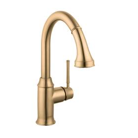 Hansgrohe 04216140 Talis C Kitchen Faucet Magnetic Docking Spray Head Brushed Bronze