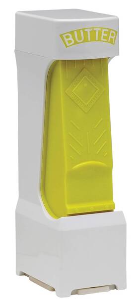 Harold Import Company Inc. 711181506037 851 One Click Stick Butter Cutter With Stainless Steel Blade Yellow