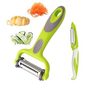 Healvana 762744628390 3 In 1 Vegetable Peelers For Kitchen I And Y Potatoes Carrots A