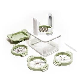Hlg0009sag Henning Lee 4-in-1 Fresh Prep Fruit And Veggie Slicer Green