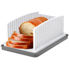 Hhxrise 762983418158 Bread Slicer For Homemade Adjustable Guide With Crumb Tra