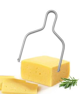 Hiffion 770264143446 Cheese Slicer And Cutter Stainless Steel Slicers With Wire Chee